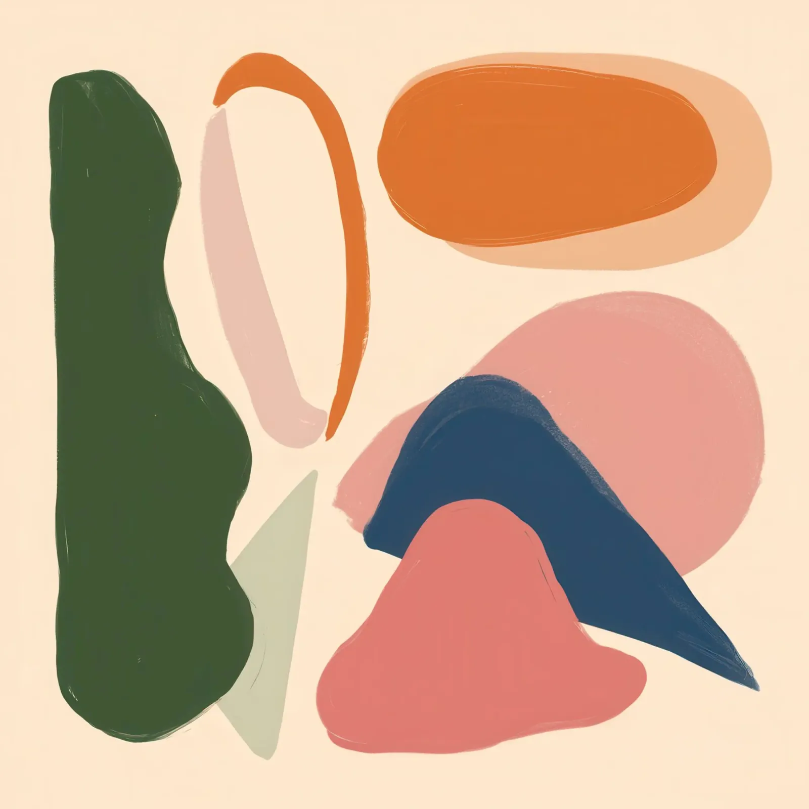 Dialogo sulle forme della terra poster con telaio in legno da Selene Shade