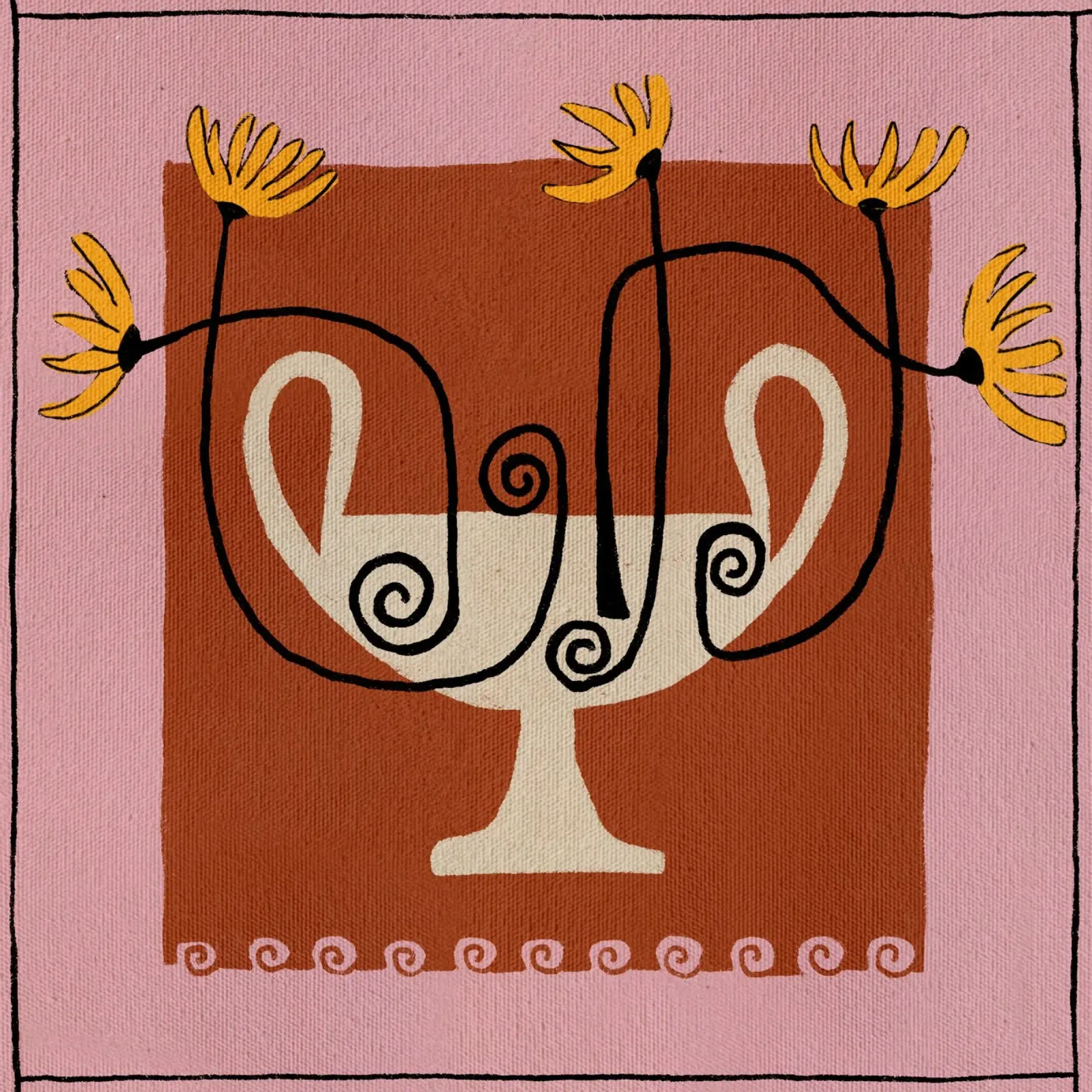 Out-of-Vase Blooms 12 plexiglass da Shatha Al Dafai