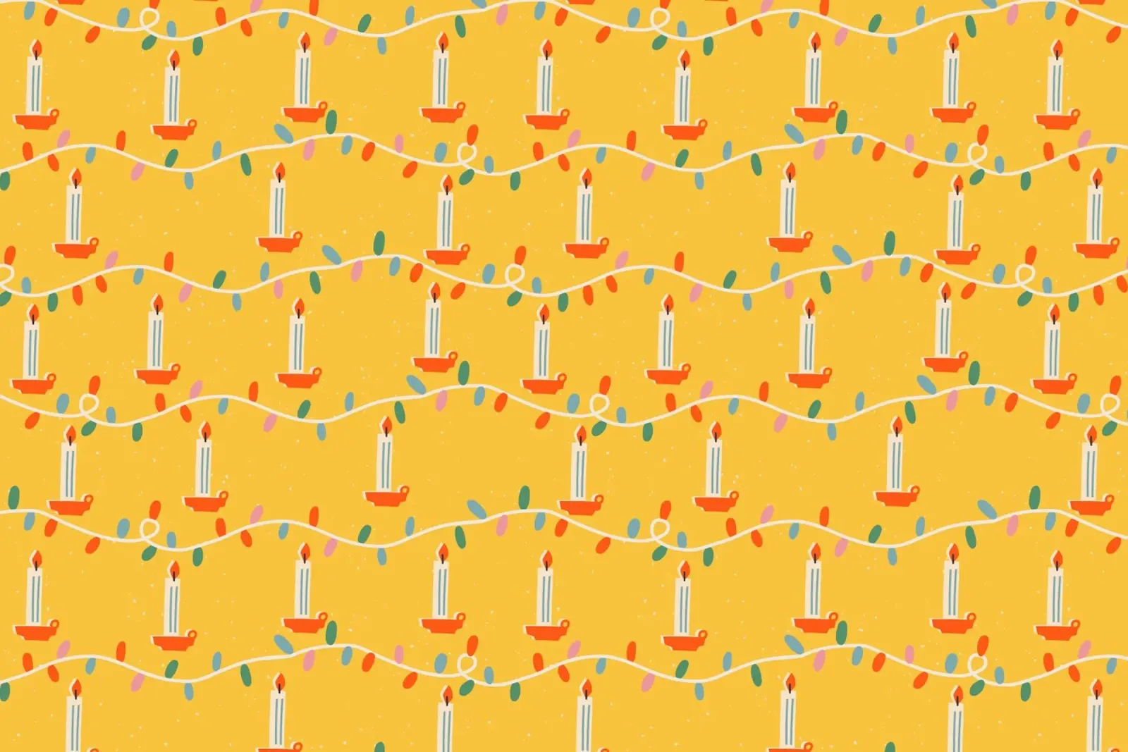 Christmas Pattern No 34 poster con telaio in alluminio da treechild