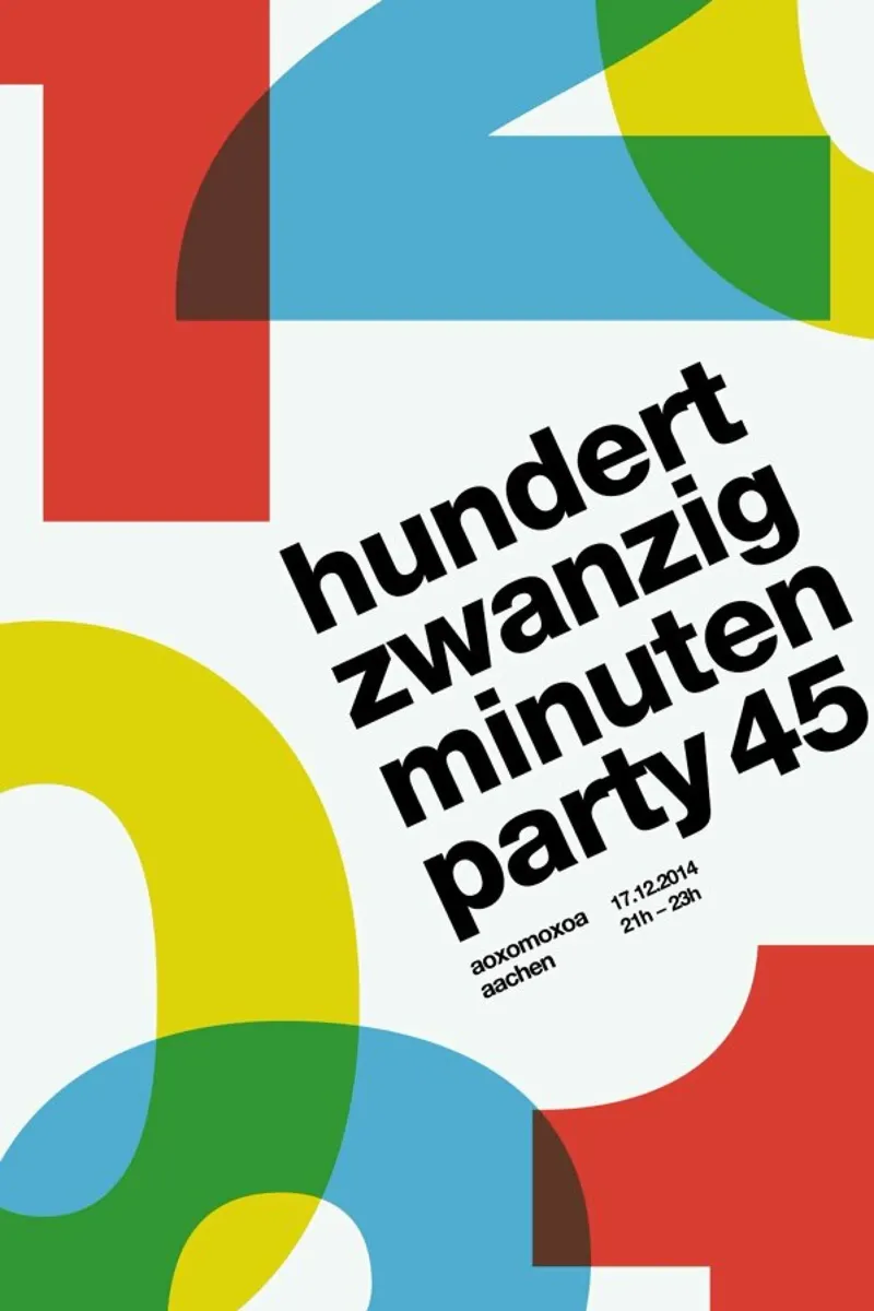 120 Minuten Party Finale alluminio dibond da Stephan Kochs