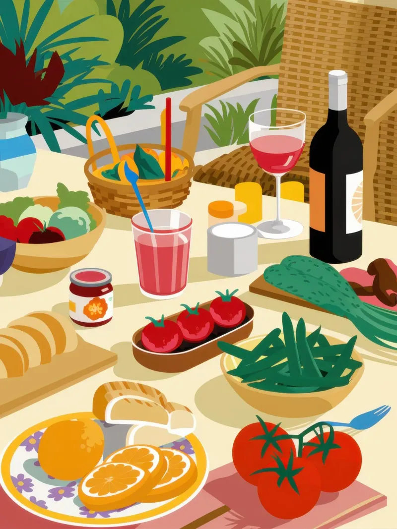 Un ricco picnic poster da Mark Solaria
