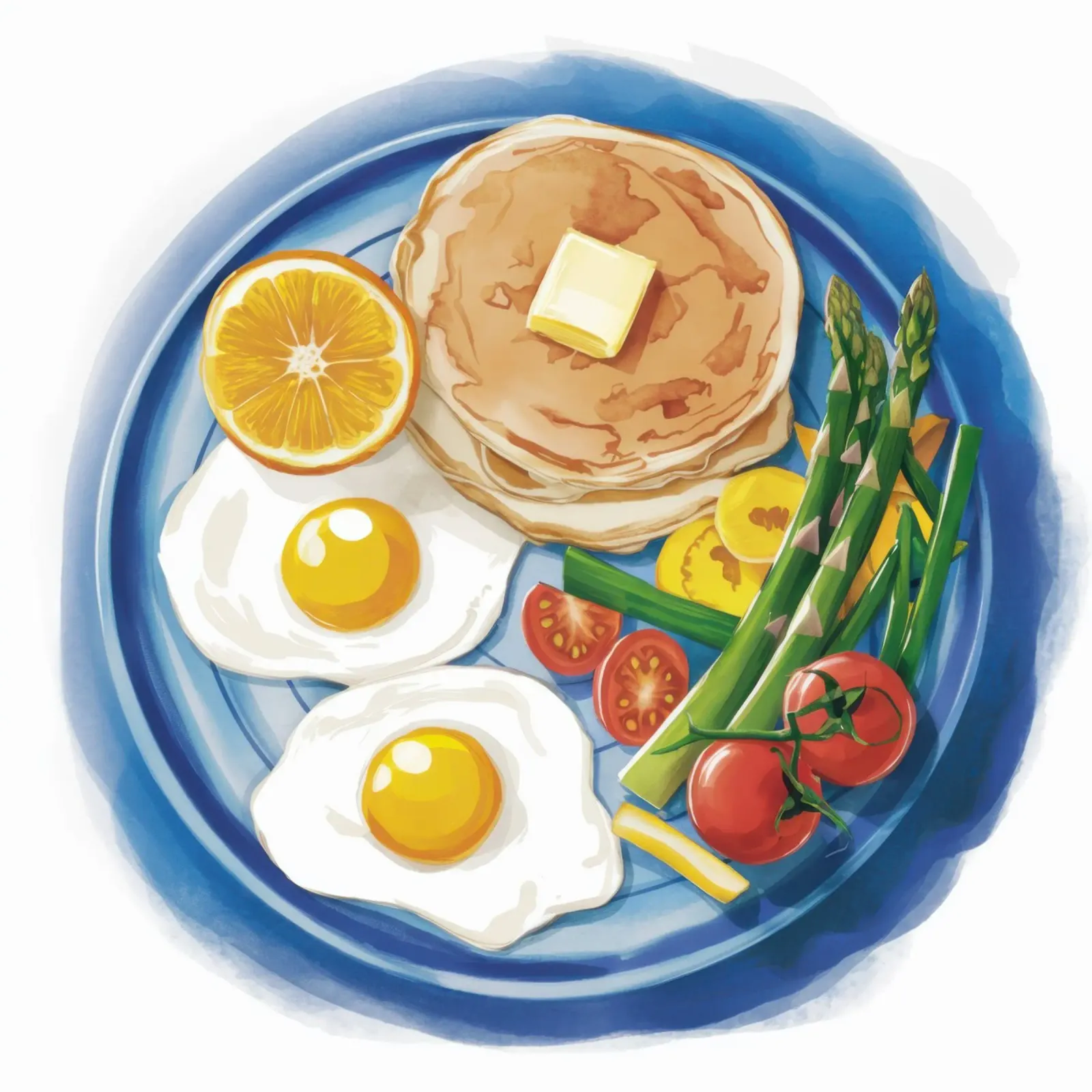 Piatto unico per la colazione poster con telaio in plastica da Gaia Viesta