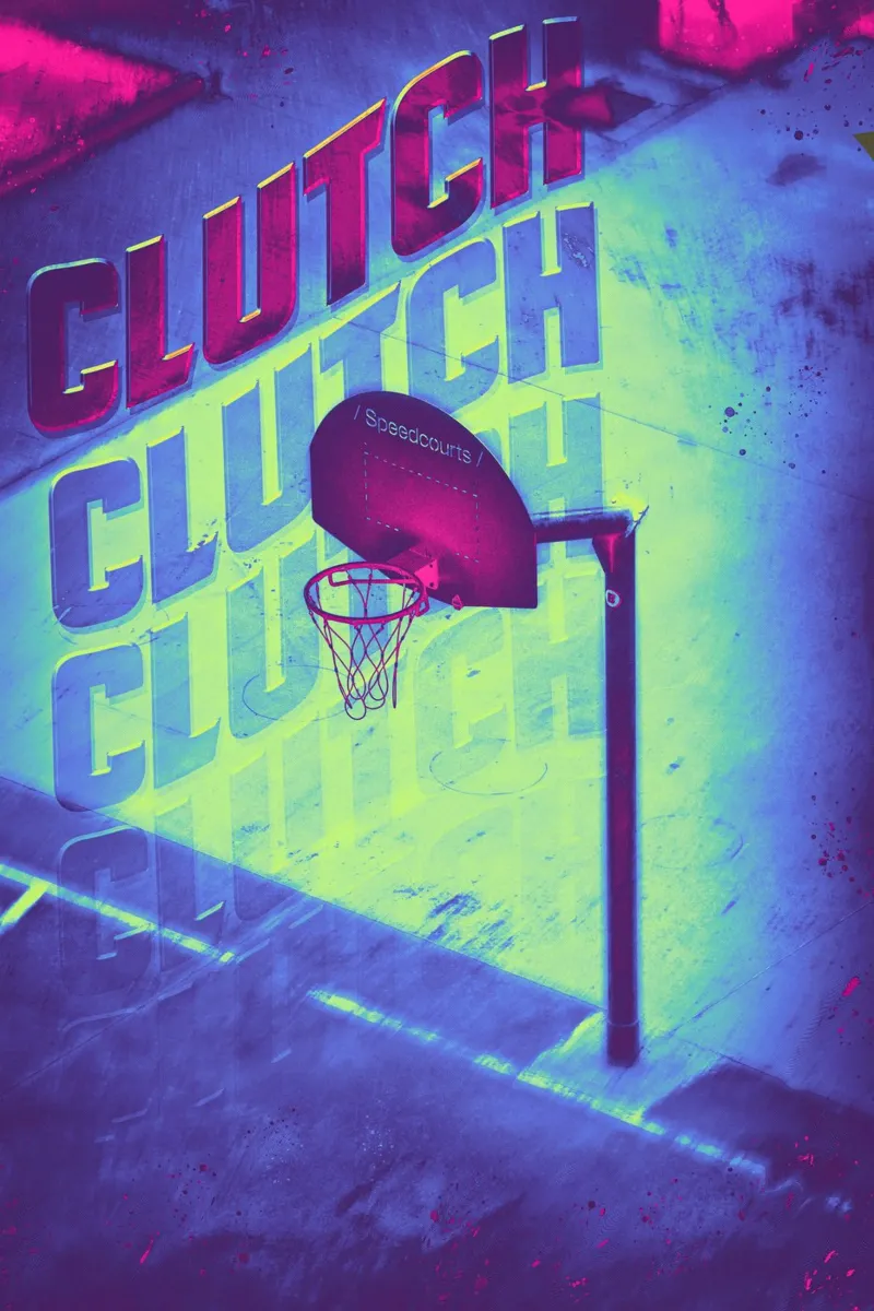 Clutch - Basketball canvas met Baklijst van athlete.art