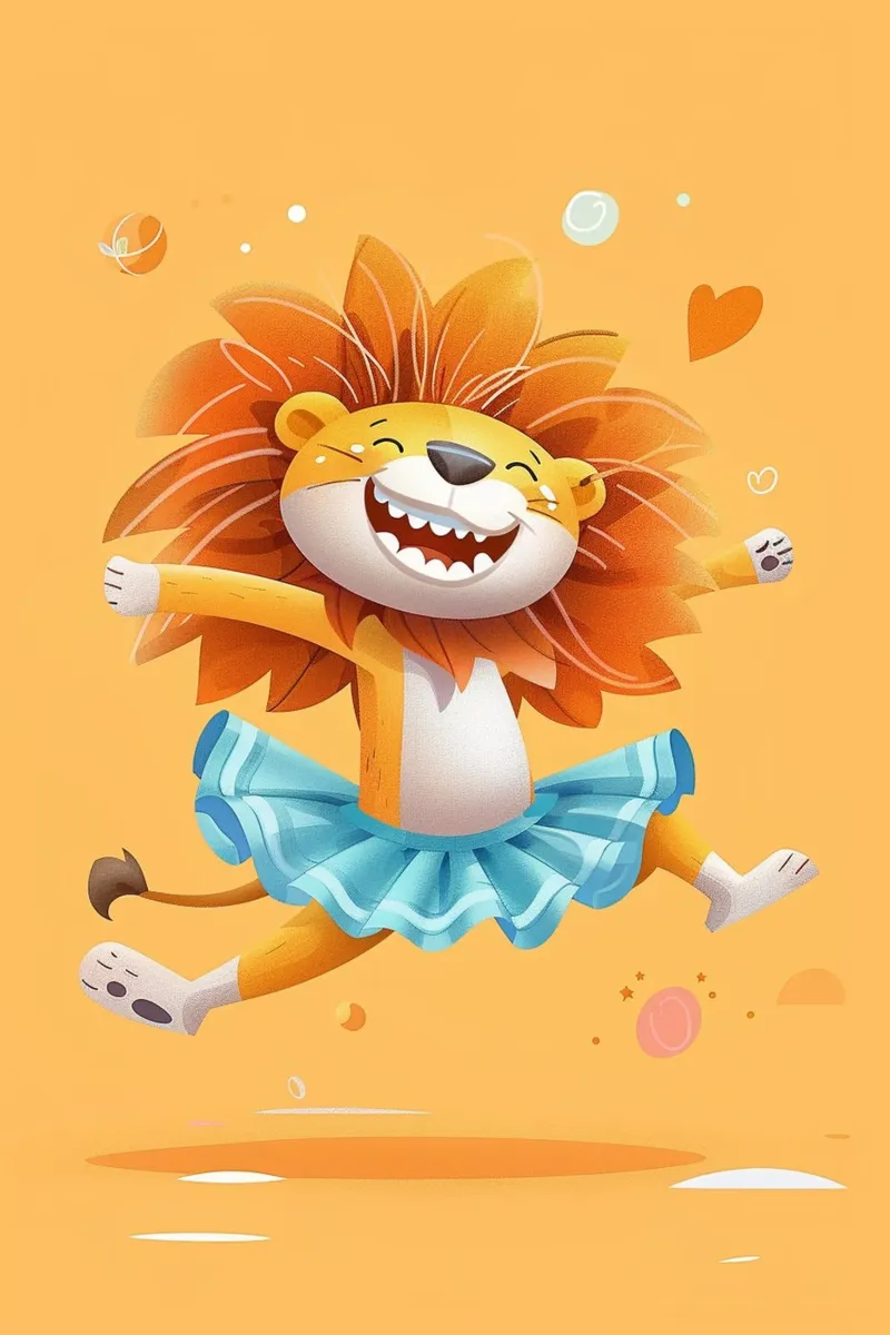 The Ballet Dancing Lion poster da wonderfolk