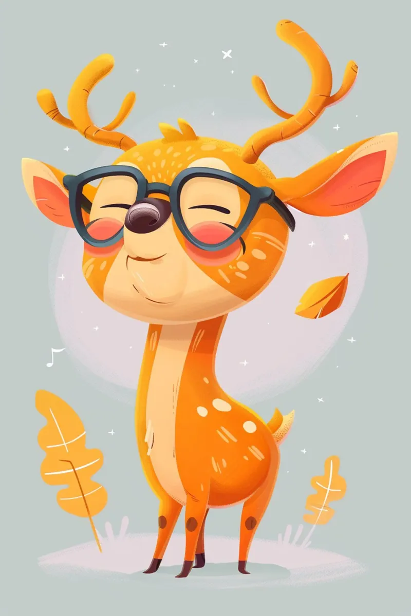 The Stylish Deer carta hahnemühle da wonderfolk