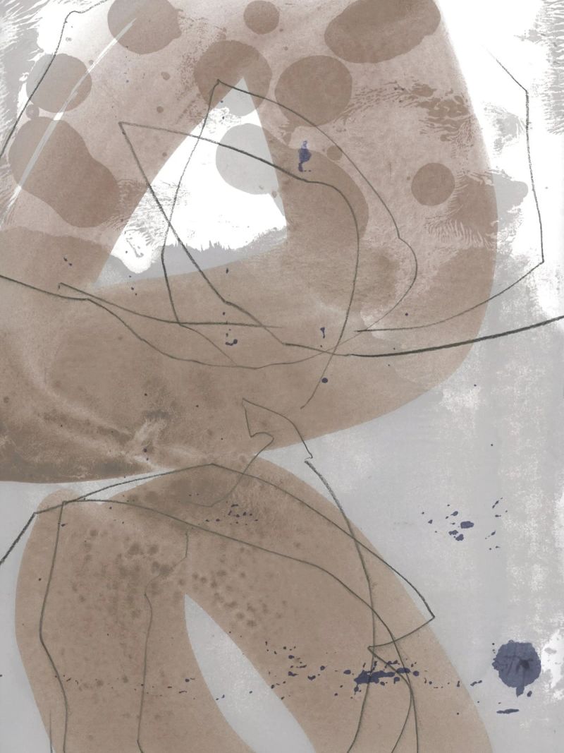 gestural loops acrylic glass by IRIS LEHNHARDT FINE ART