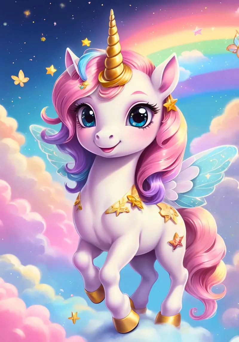 Unicorn cute pellicola backlit da Cute Art