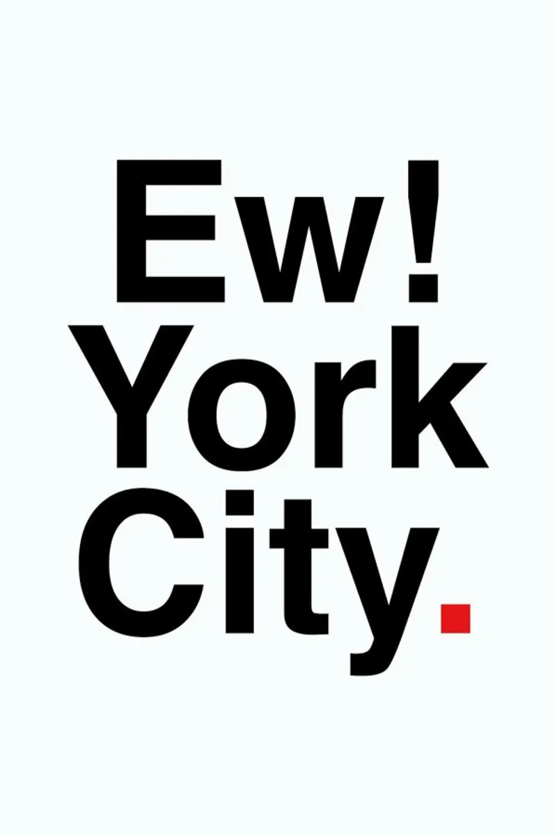 Ew York City poster con telaio in plastica da LeDieg