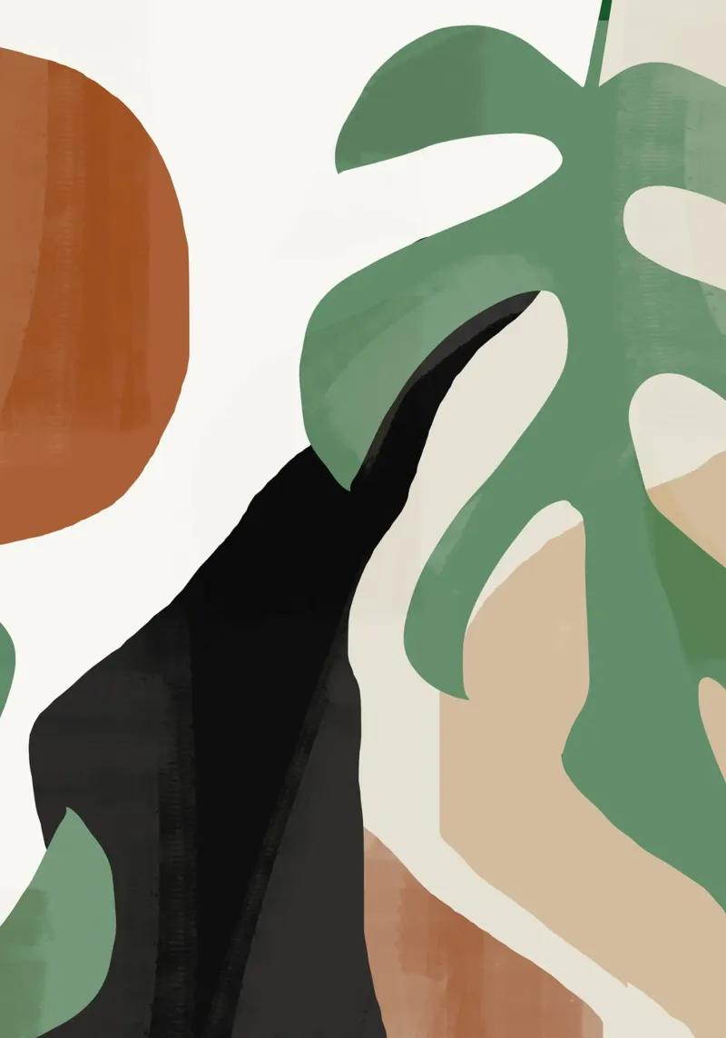 Abstracte kunst 37 canvas met Baklijst van ThingDesign