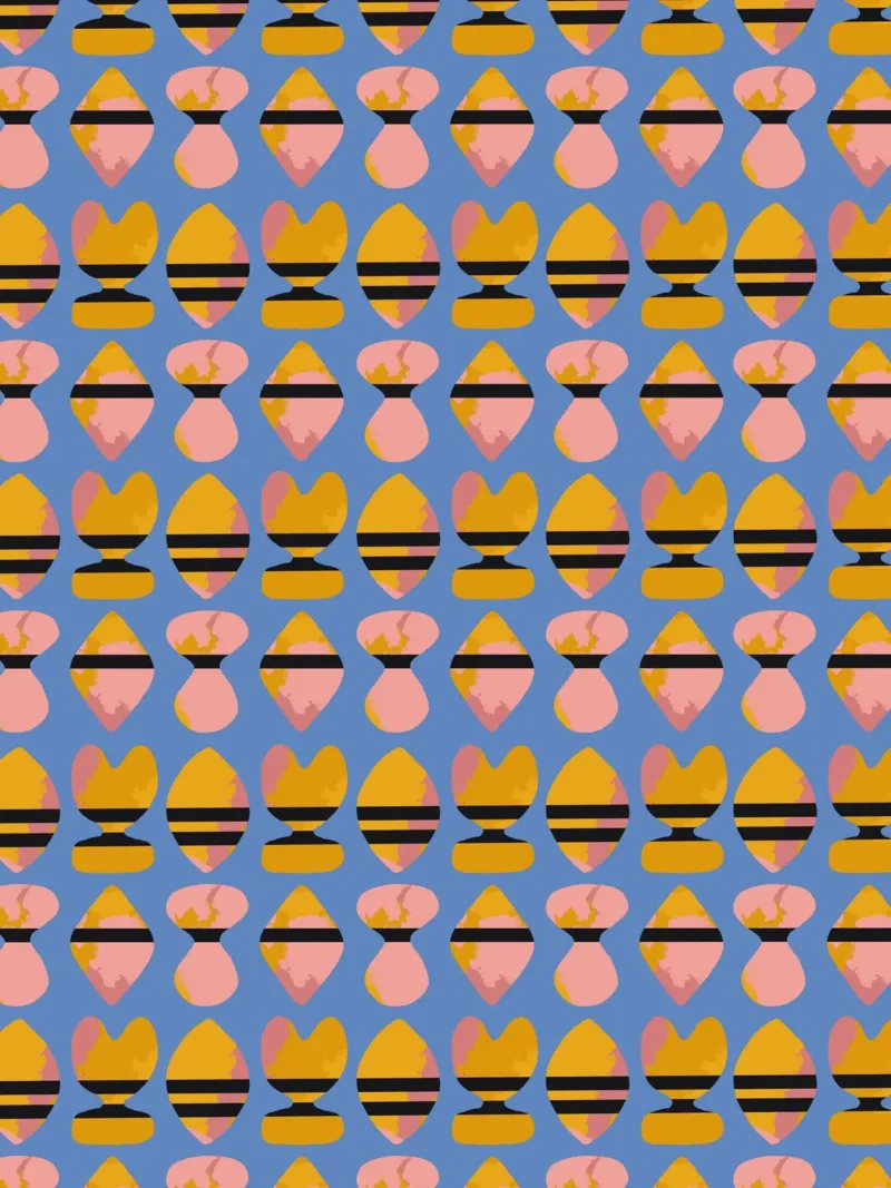 Repetitive pattern 17 canvas by Little Dean