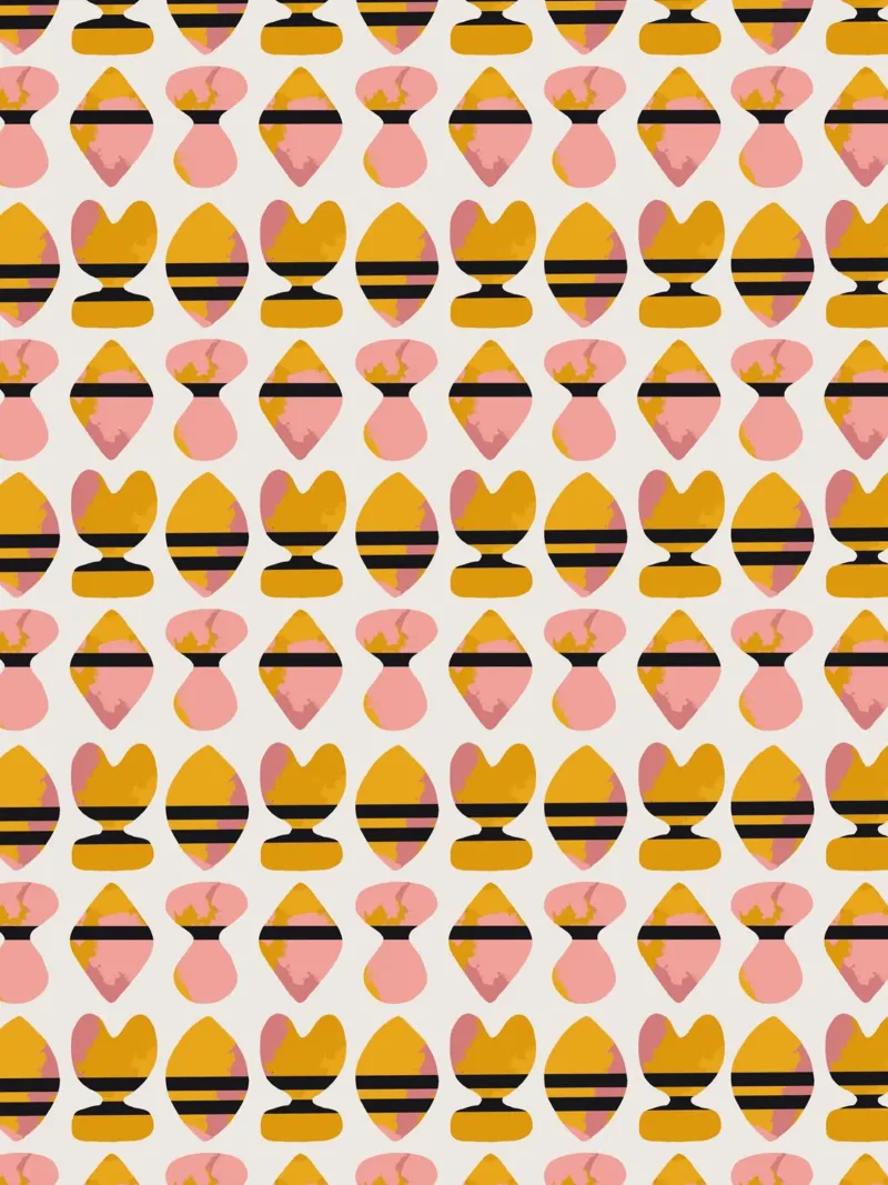 Repetitive pattern 19 canvas by Little Dean