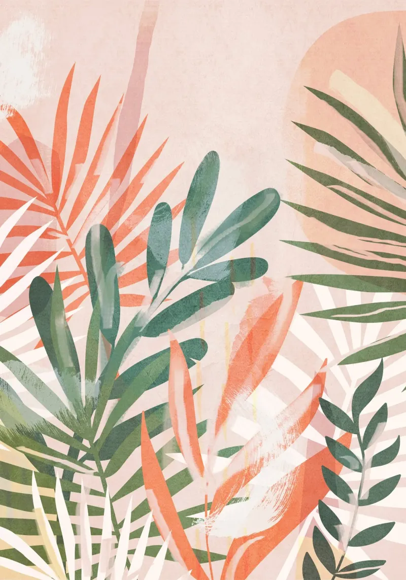 Tropical Leaves 4 hahnemühle by ThingDesign