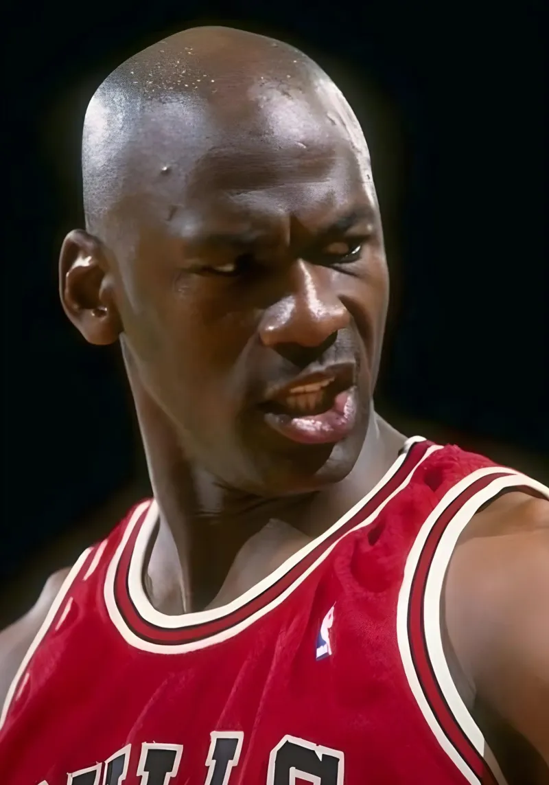 Michael Jordan poster con telaio in legno da Low poly art