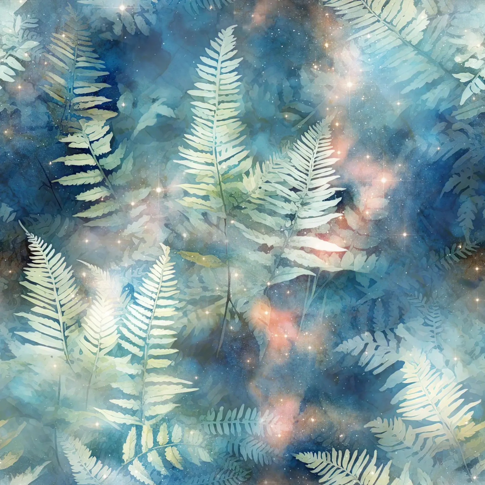 Fantasy forest picture 7 canvas with Floater frame by Yaso Design Boho & Botanic