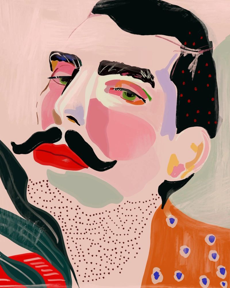 Freddie Mercury poster van ArtsySesta