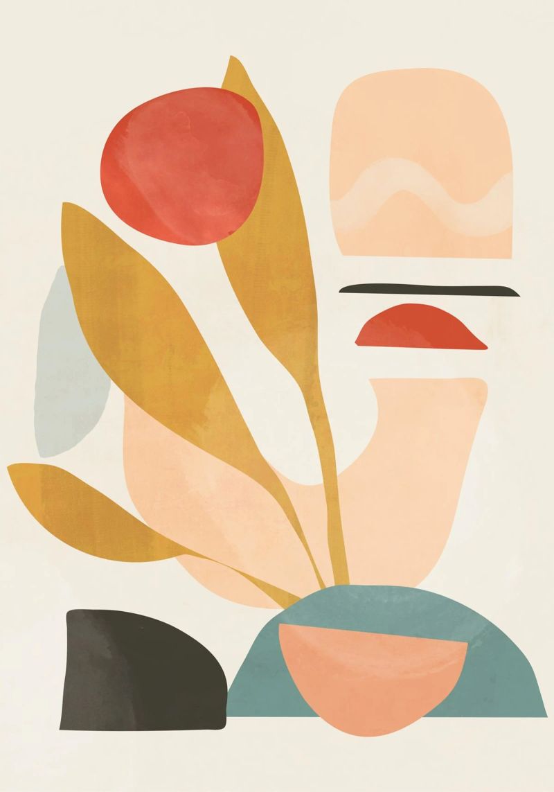 Formes abstraites 20 poster de ThingDesign