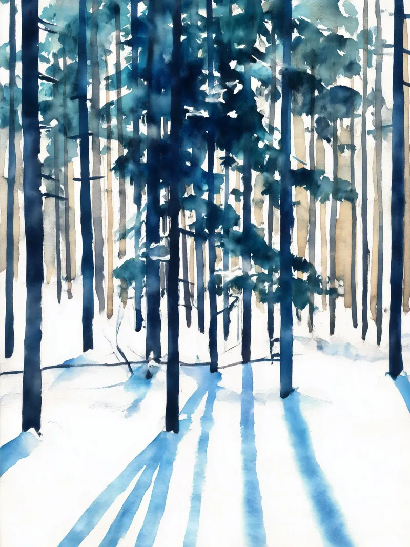 Silenzio d'inverno poster da Luke Wilder Studio