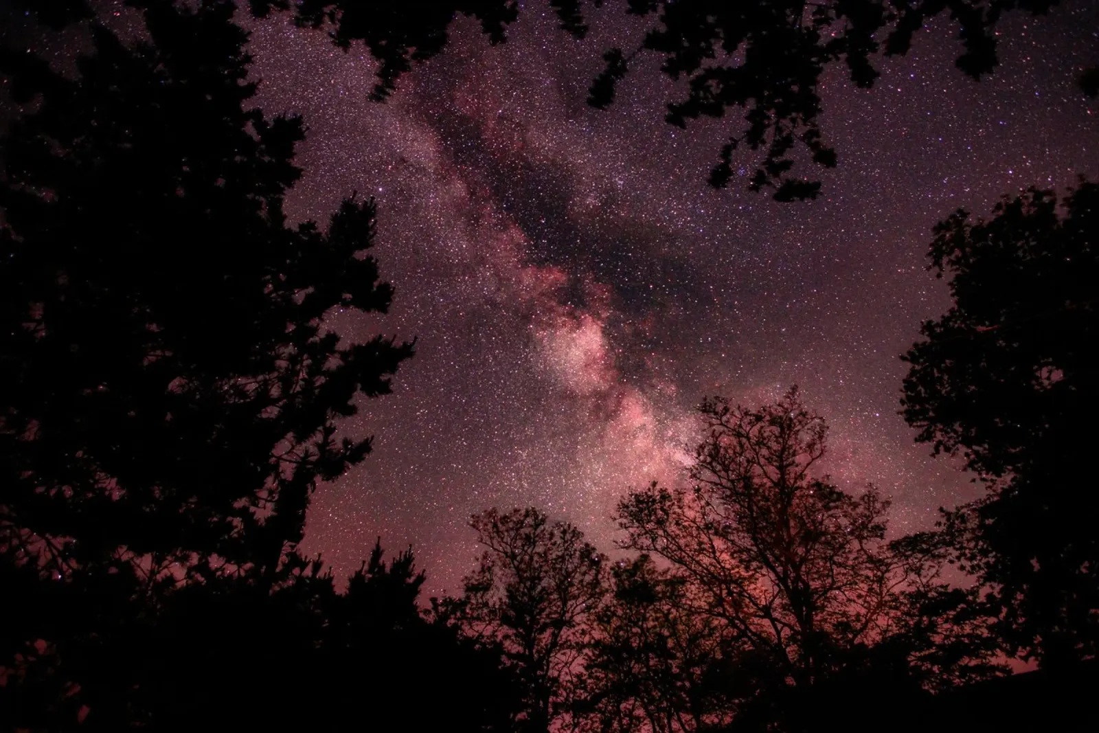 stelle cielo notturno poster con telaio in legno da Earthly Visions