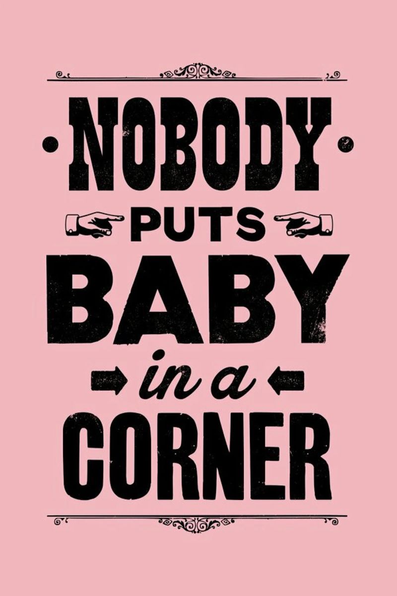 DIRTY DANCING Poster von The Indoor Type