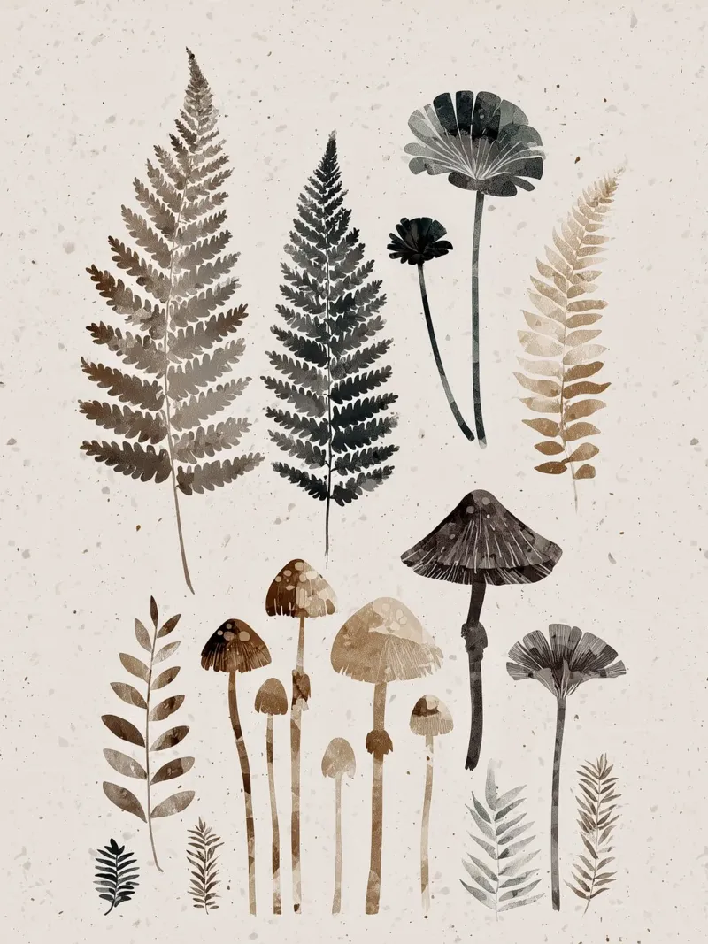 Studio del suolo forestale carta hahnemühle da Luke Wilder Studio