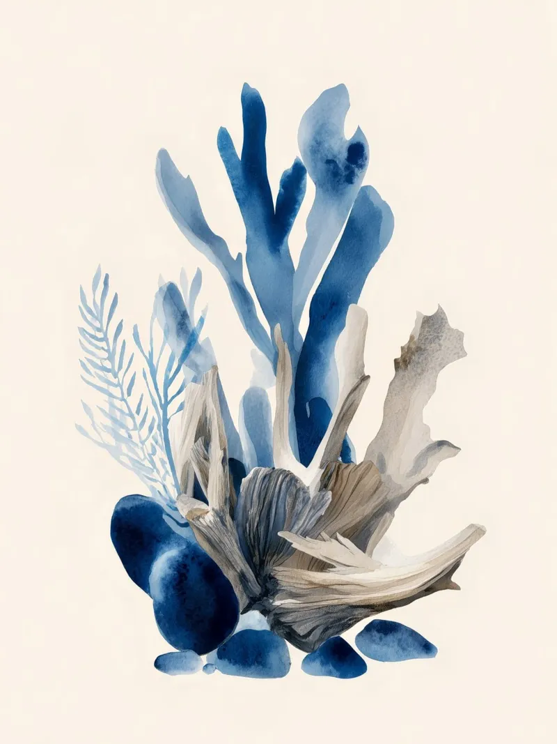 Tidebound poster con telaio in plastica da Luke Wilder Studio