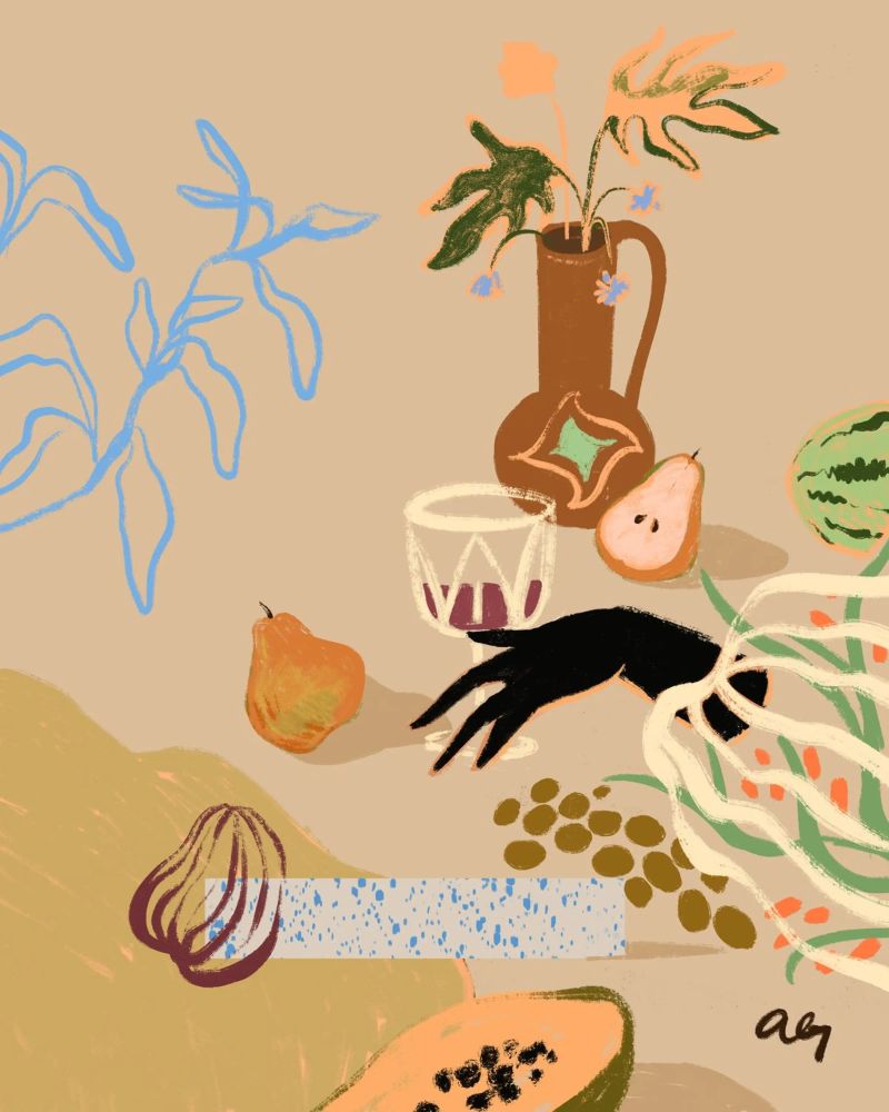 Pass Me The Pear poster by Arty Guava