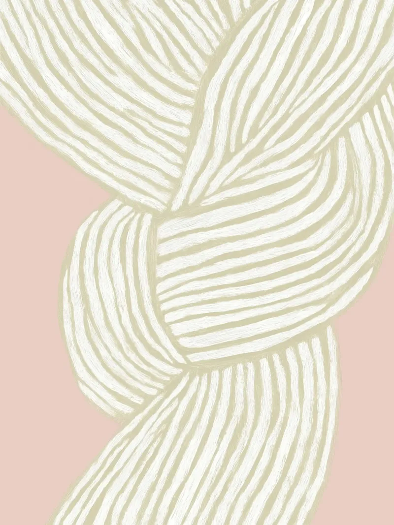 Astrazione intrecciata poster da Carinaprint
