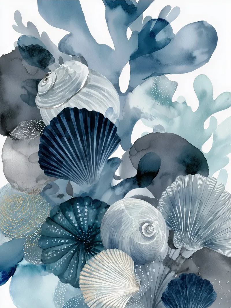 Tidepool Reverie canvas by Matthias Keller Studio