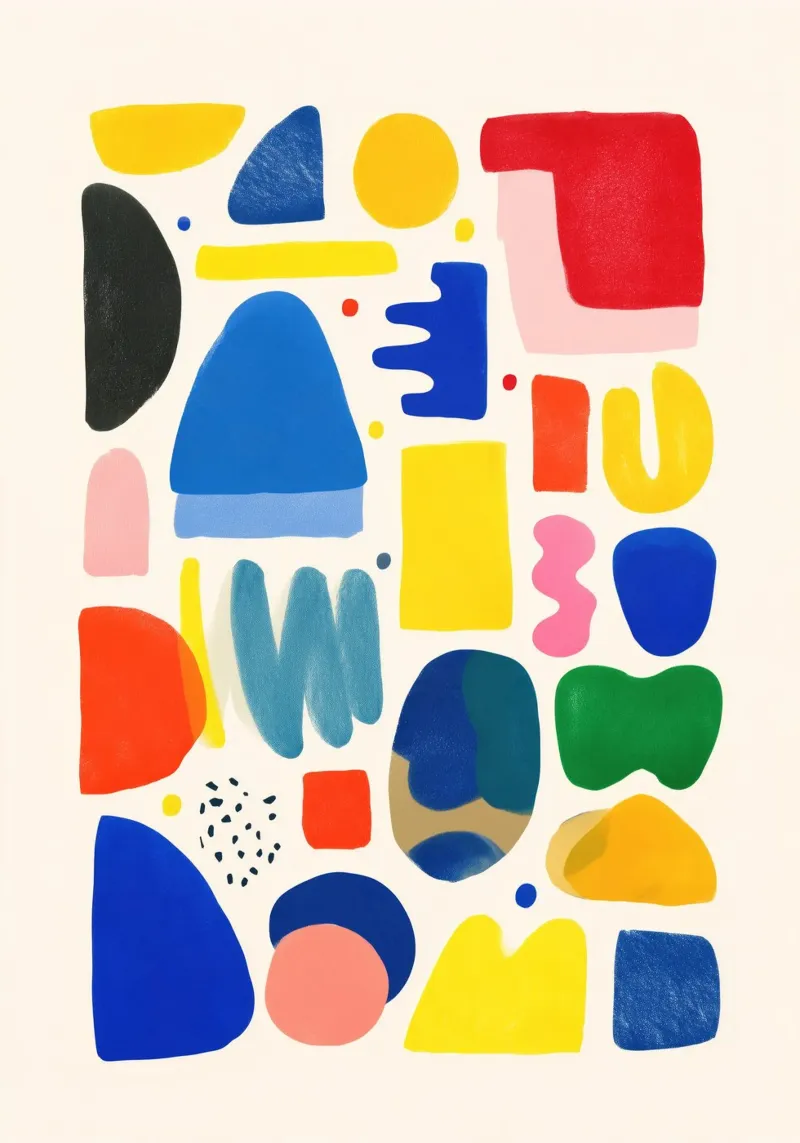Color Blocks Fun poster da Kiara