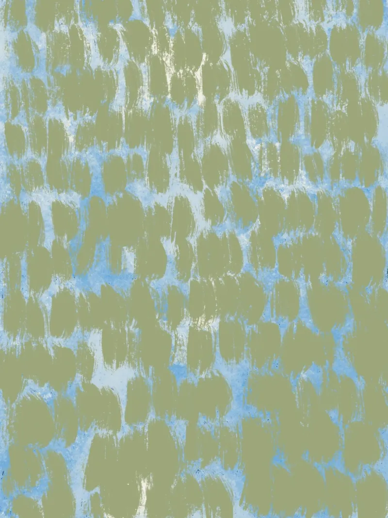 Tiny brushstrokes pattern 03 canvas by Little Dean