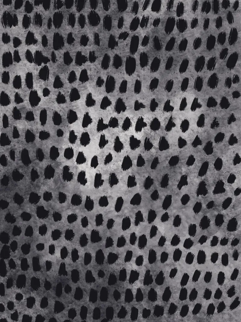 Tiny brushstrokes pattern 04 canvas by Little Dean