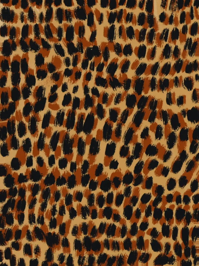 Tiny brushstrokes pattern 05 canvas by Little Dean