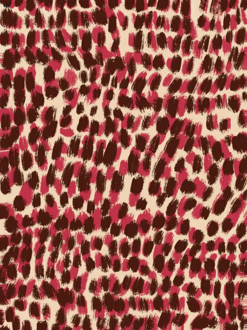 Tiny brushstrokes pattern 06 canvas by Little Dean