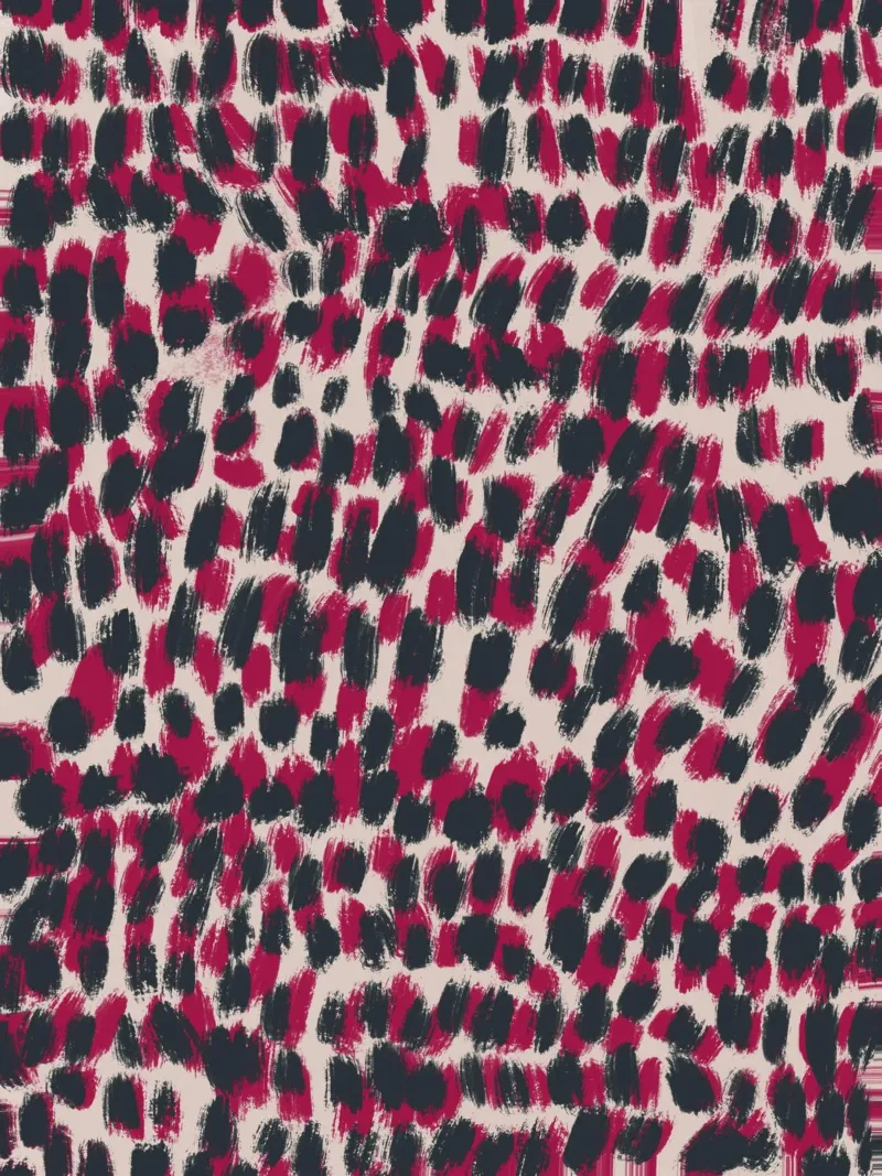 Tiny brushstrokes pattern 07 canvas by Little Dean