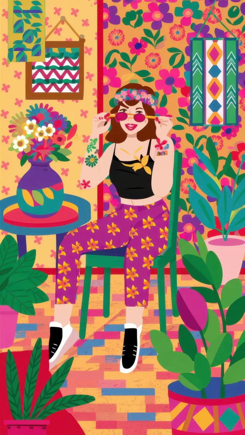 Vita notturna della ragazza di città poster da Irish Strokes