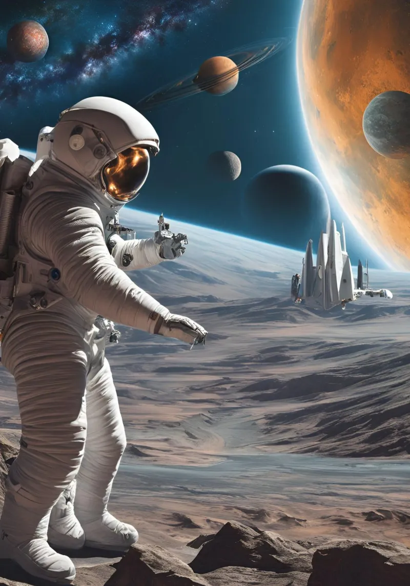 Space World alluminio dibond da Poster Dreams