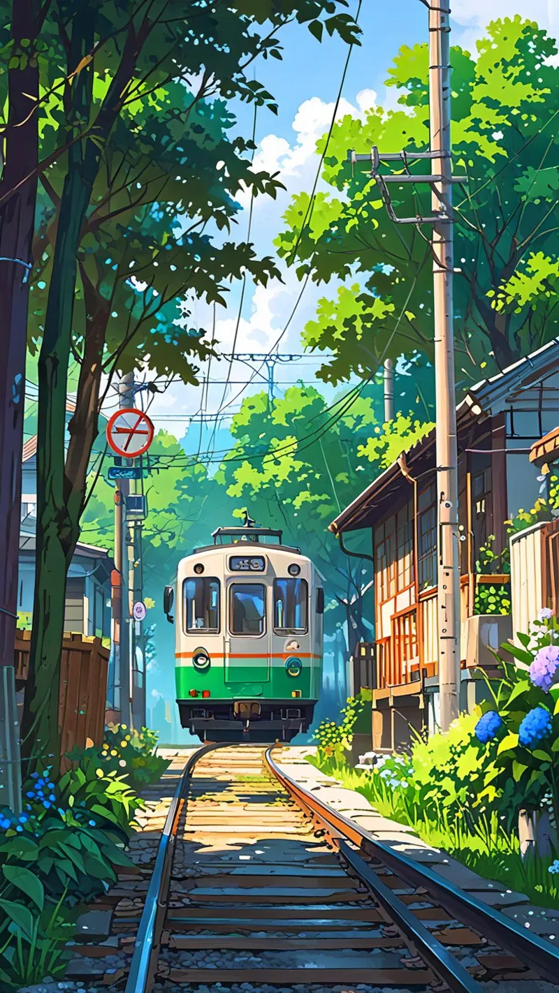 Train With Japan  Vibes carta hahnemühle da Jeff Studio