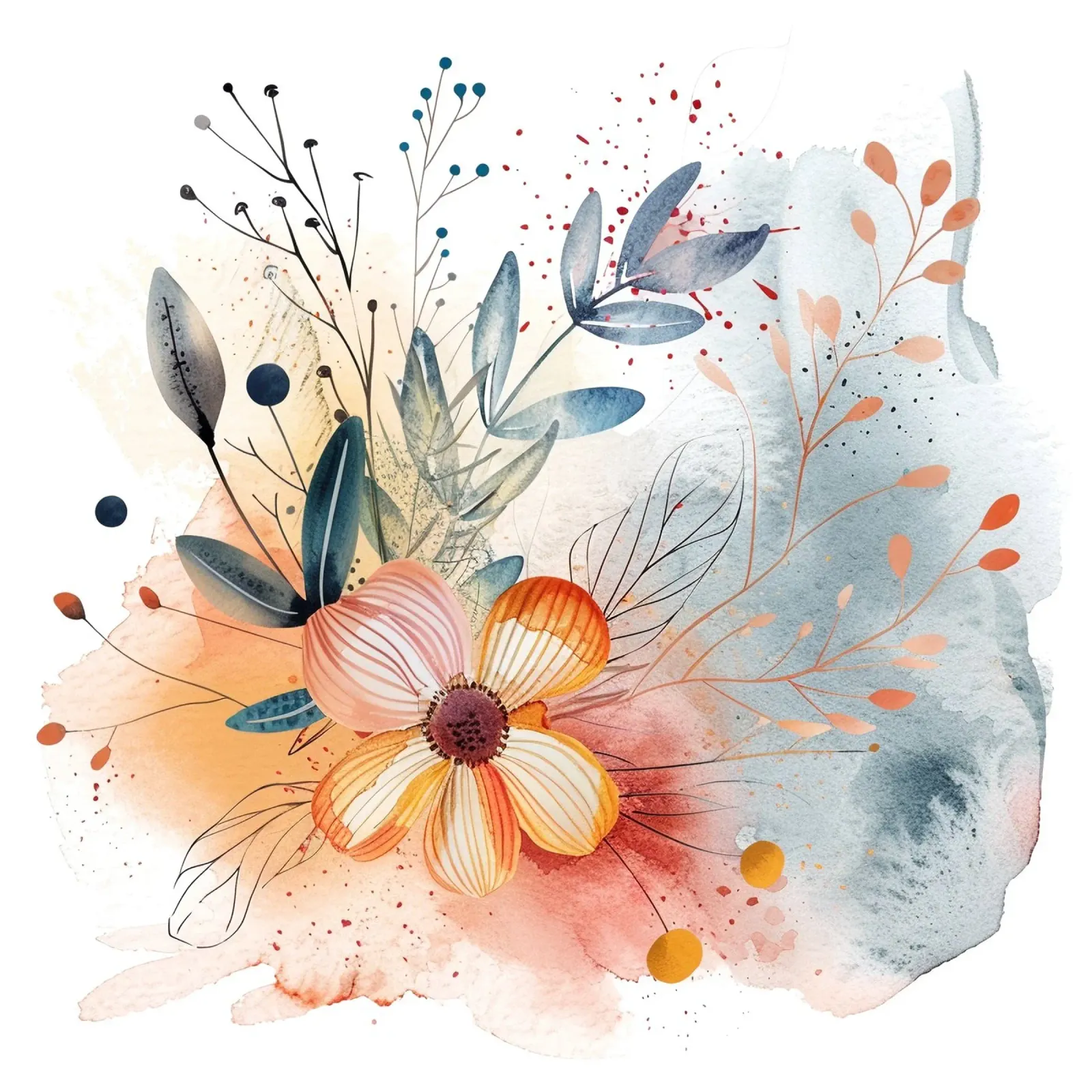 Boho  10 poster con telaio in plastica da Yaso Design Boho & Botanic