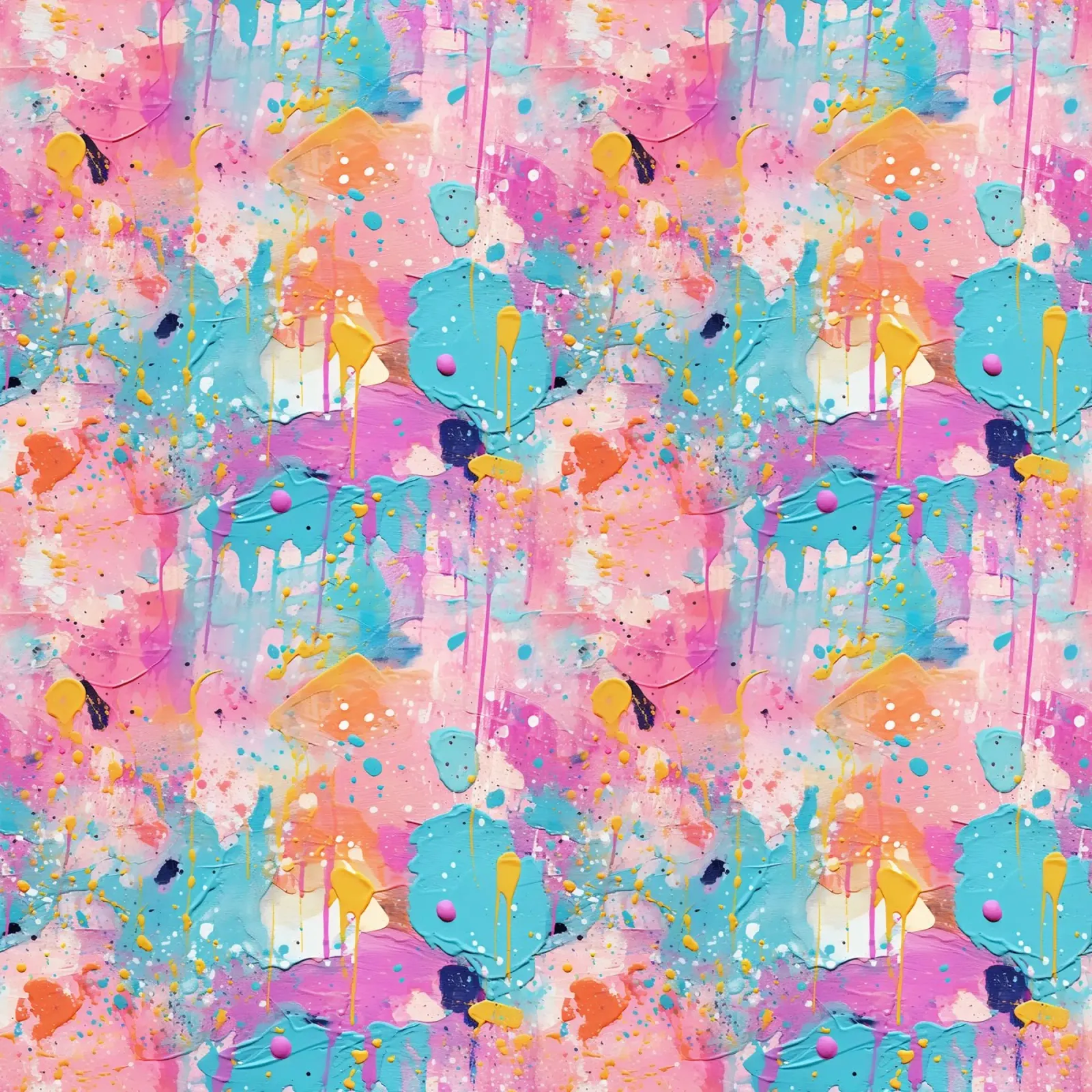 Paint Splatter Malerei Pinselstriche 3 Poster von Yaso Design Paint