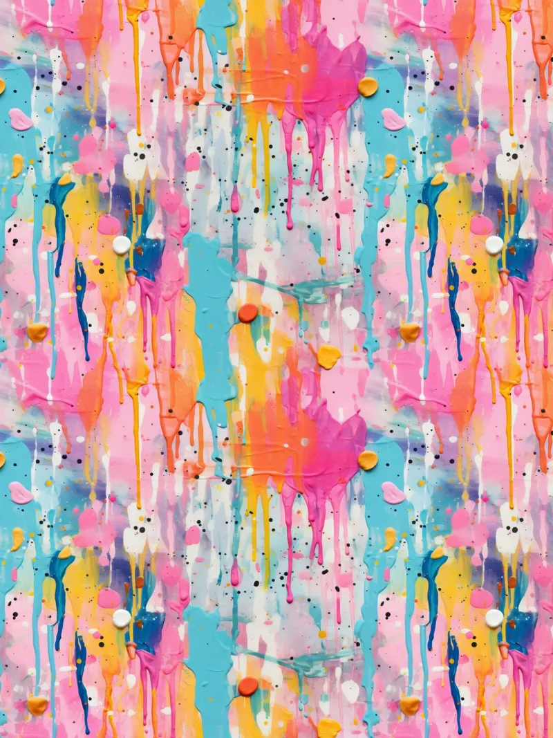Paint Splatter Malerei Pinselstriche 3a Poster von Yaso Design Paint