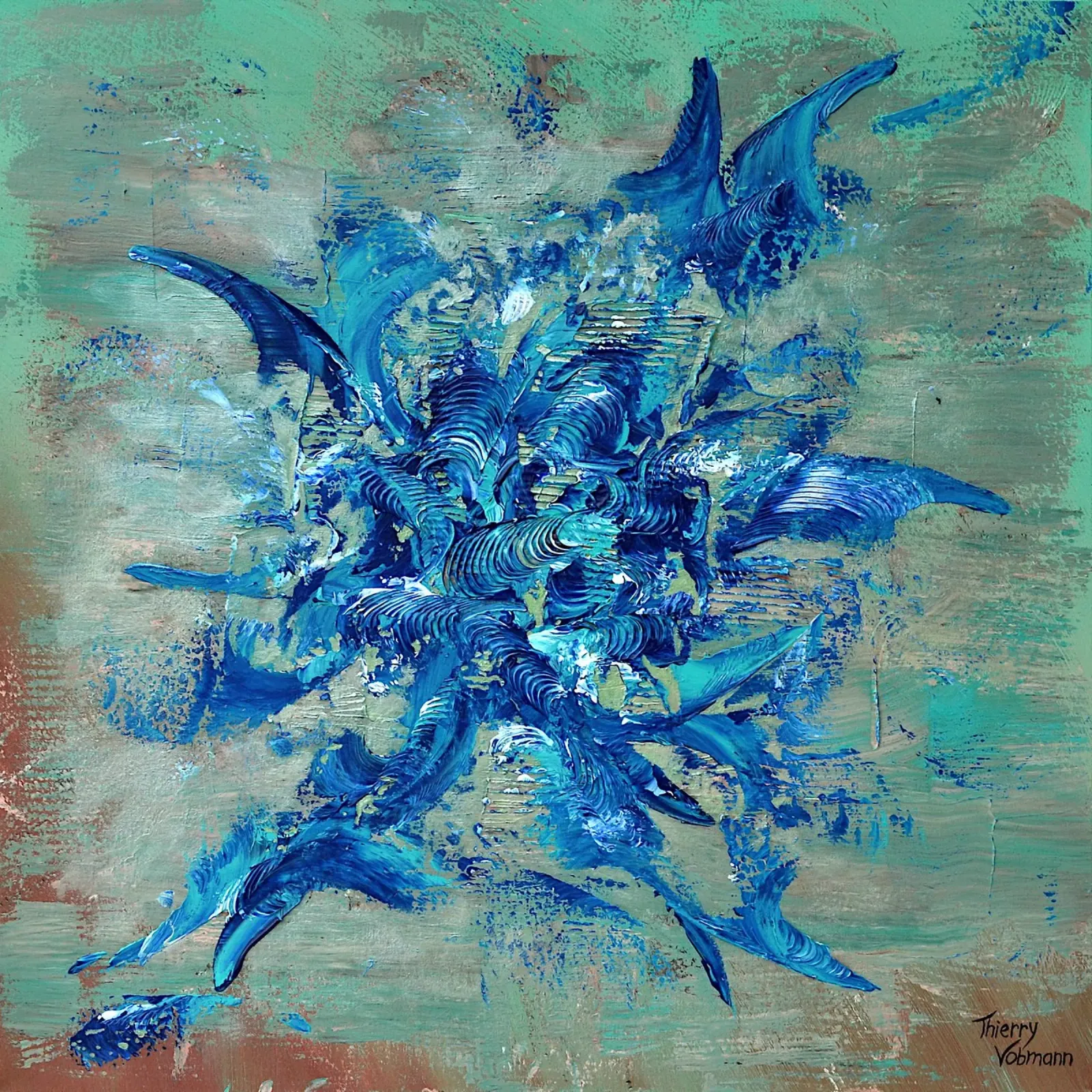 INTIMES GEFÜHL Hahnemühle von Thierry Vobmann Abstract painting