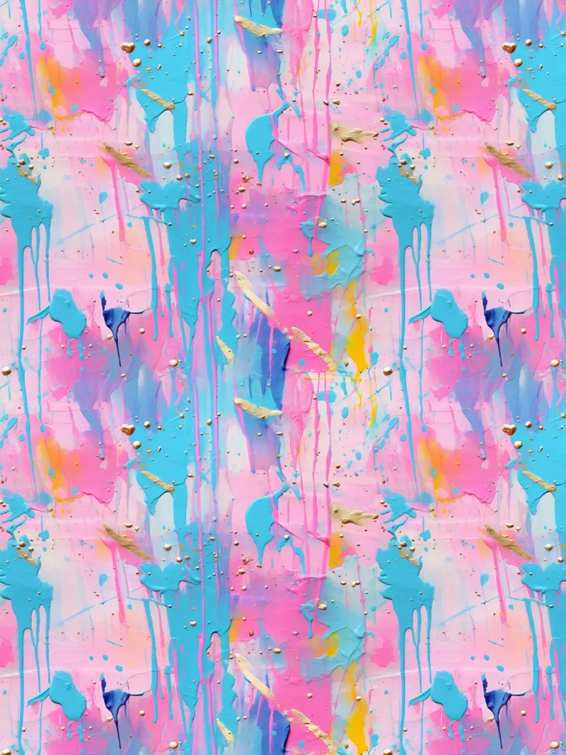 Paint Splatter Malerei Pinselstriche 5a Poster von Yaso Design Paint