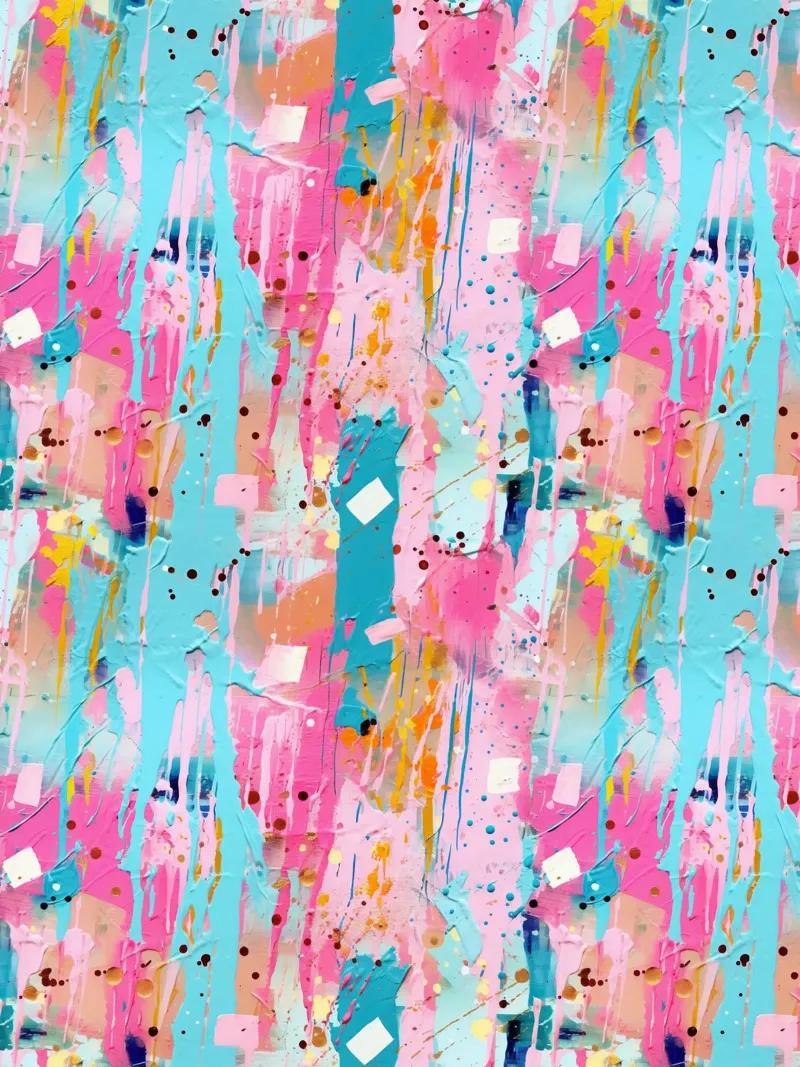 Paint Splatter Malerei Pinselstriche 6a Poster von Yaso Design Paint