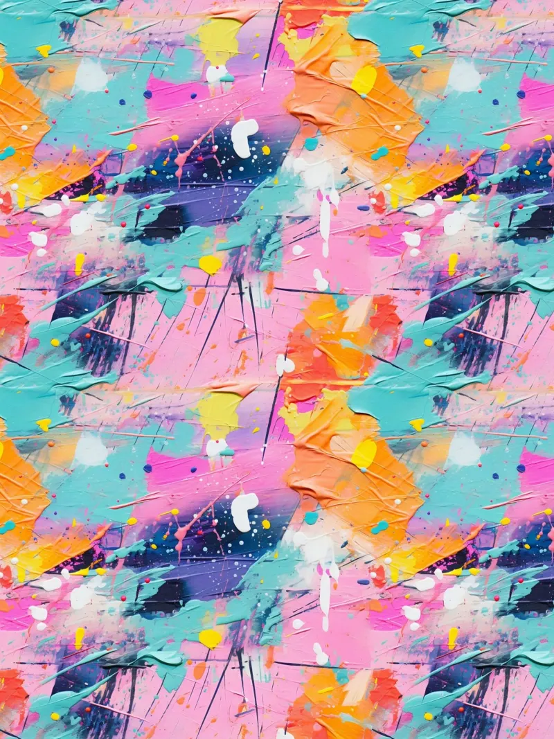 Paint Splatter Malerei Pinselstriche 8a Poster von Yaso Design Paint