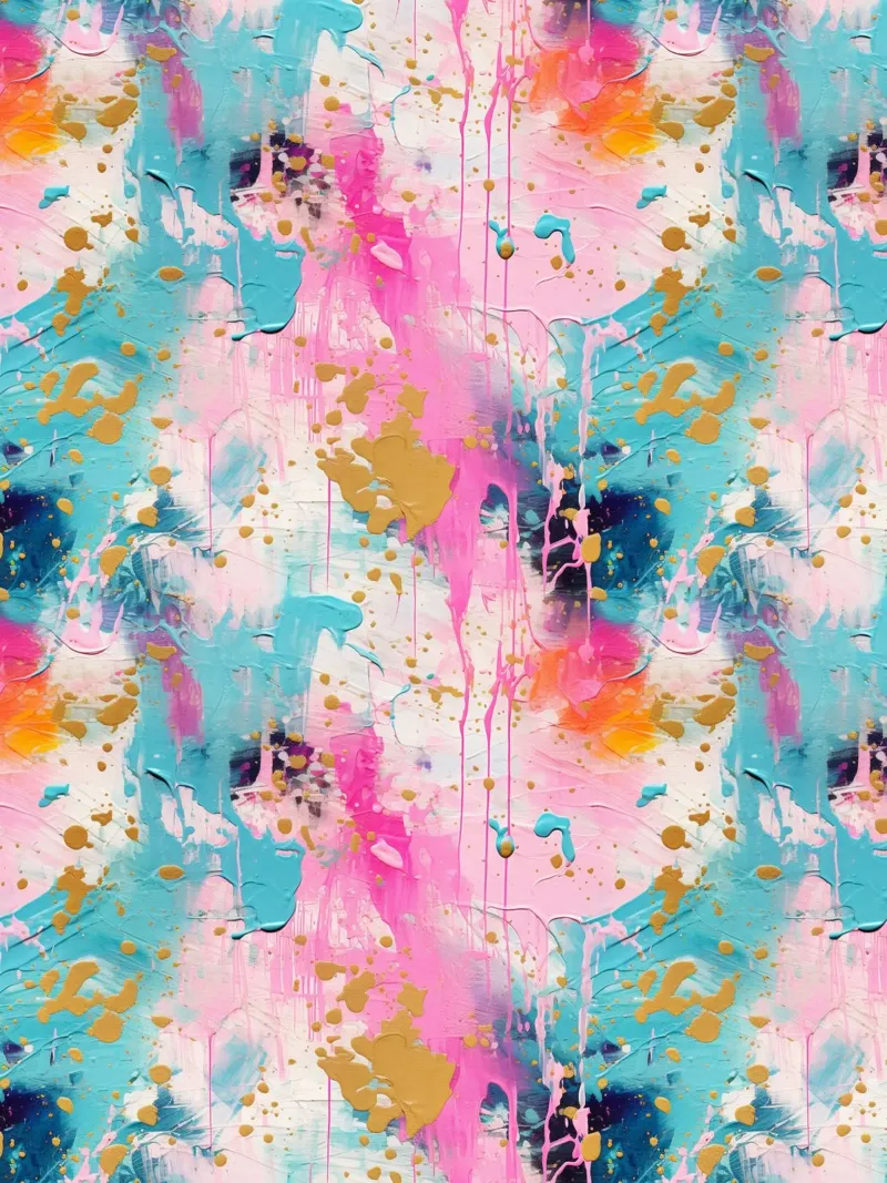 Schizzi di vernice Pennellate di pittura 11a poster da Yaso Design Paint
