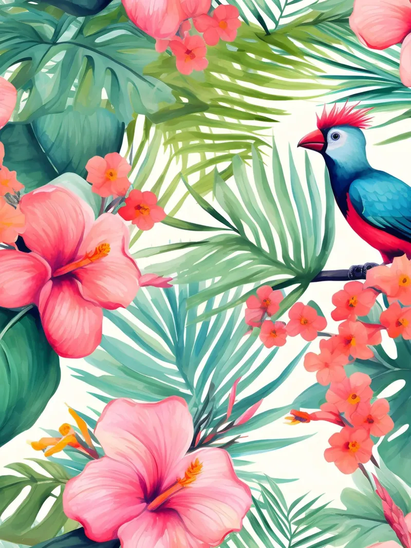 Modello tropicale 5 poster da Yaso Design Boho & Botanic