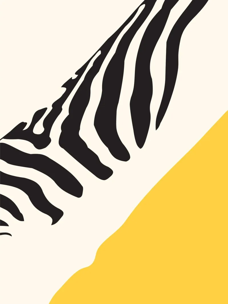 Zebra Astratto pellicola backlit da ThingDesign
