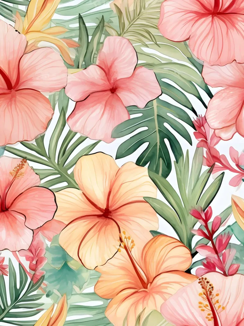 Modello tropicale 10 poster da Yaso Design Boho & Botanic