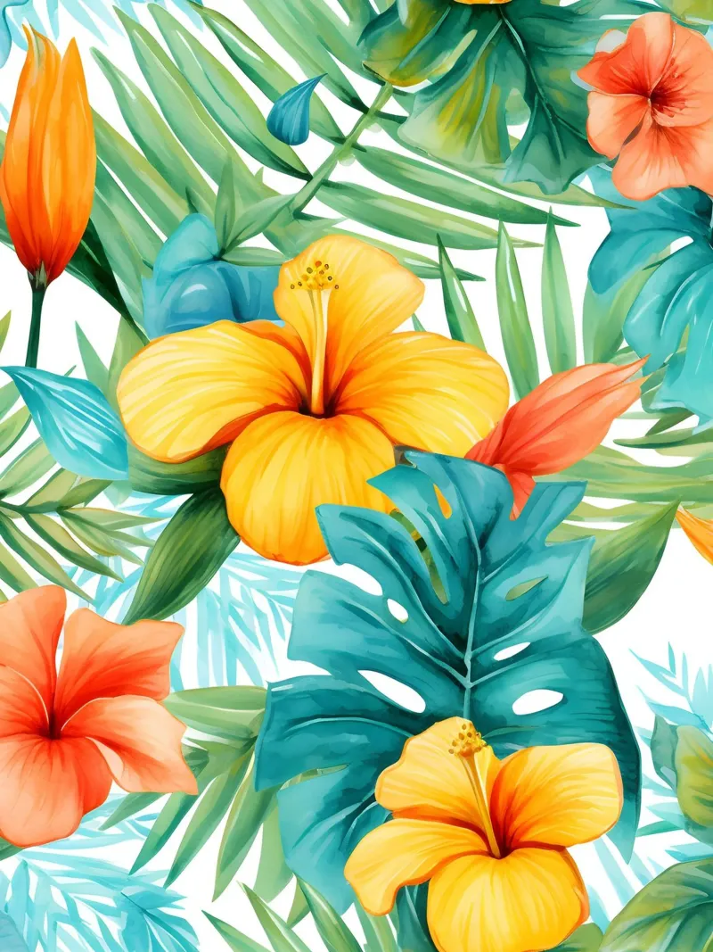 Modello tropicale 12 poster da Yaso Design Boho & Botanic