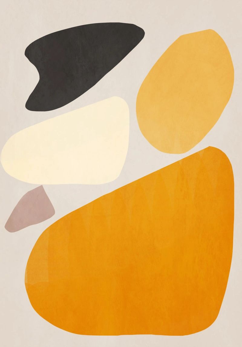 Abstract Shapes 35 poster by ThingDesign